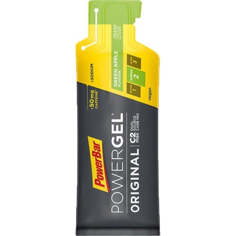 Powerbar Powergel Original Cafeine - 24 x 41 gr - Groene appel