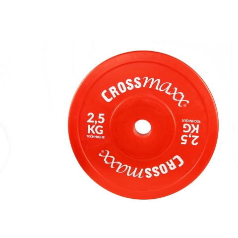 Lifemaxx Crossmaxx Hollow Technique Plate - 50 mm - 2,5 kg - Rood