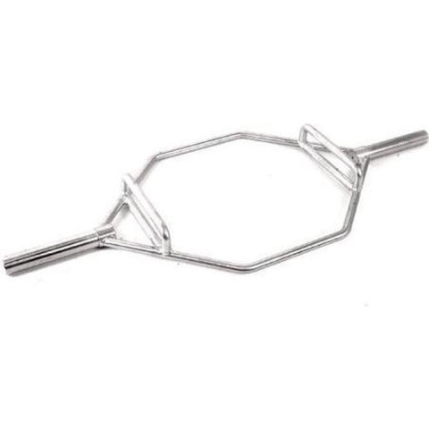 Lifemaxx Olympic Hex Bar - Geborsteld Staal - 140 cm