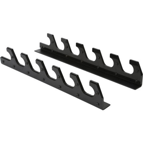 Lifemaxx Crossmaxx Wall Mounted Bar Rack - Zwart