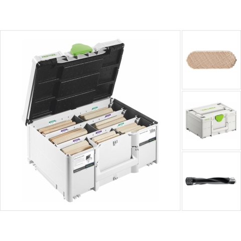 Festool DS/XL D12/D14 128 BU DOMINO XL Stenen Beuken In Systainer