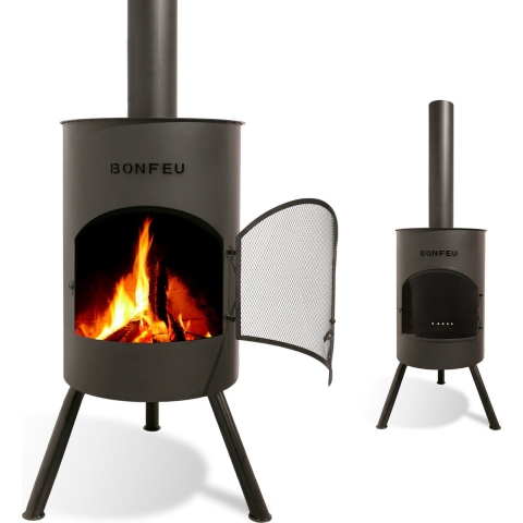 BonFeu 5002 Tuinhaard BonTon 50 - Zwart - 172cm - 50cm
