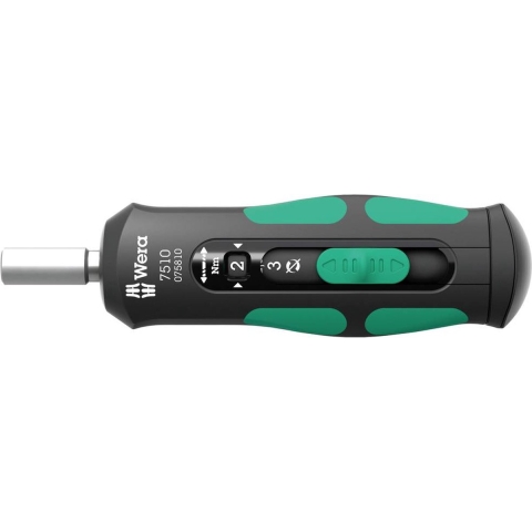 Wera 05075810001 7510 Kraftform Safe-Torque Speed Draaimomentschroevendraaier - 1-3 Nm