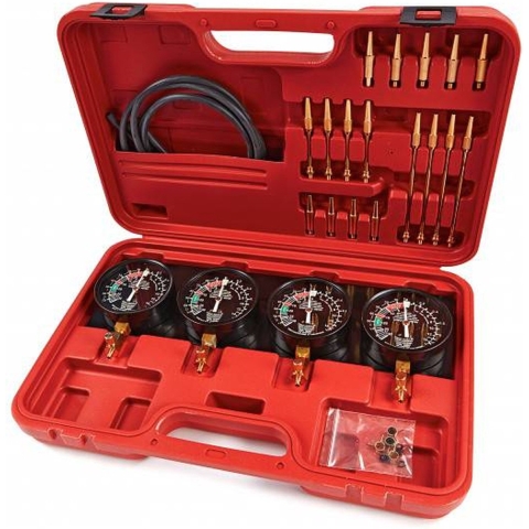 HBM carburateur synchronisatieset 4-kloks