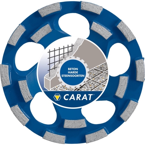 Carat CUBD1253C0 Dustec Komschijf - 125 X 22,23 X 4mm
