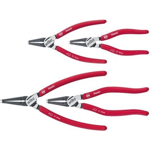 Wiha 34708 Tangenset Classic Circlip - 4 Delig