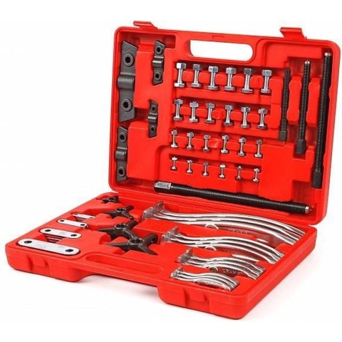 HBM 72-delige 2 en 3 arm poelietrekker set 75 / 100 / 150 / 200 mm