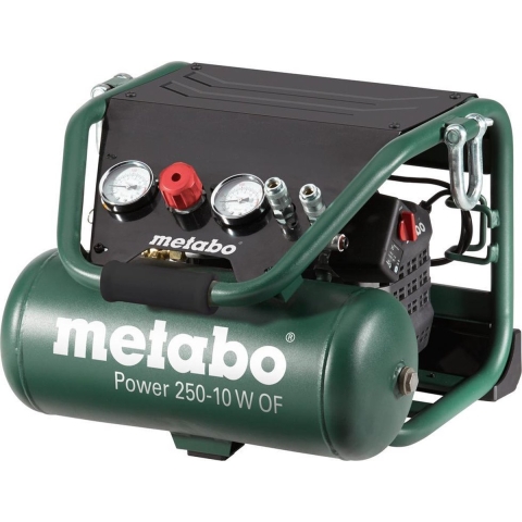 Metabo Power 250-10 W OF Compressor - 1500W - 10 Bar - 10L - 100 L/min