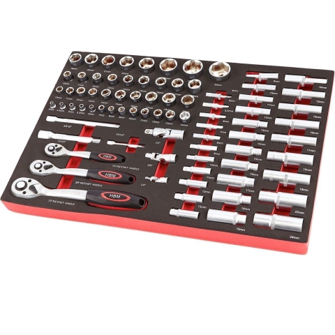 HBM 80-delige inlay met doppen