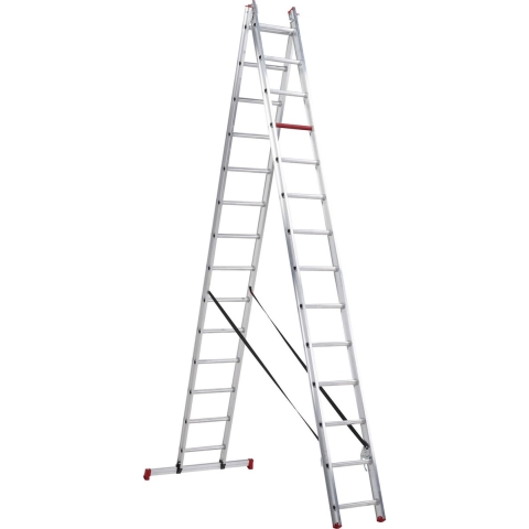 Altrex All Round AR 2065 Reformladder - Aluminium - 2 X 14 Sporten - 7m