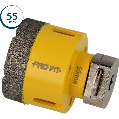 ProFit 09031055 Diamantboor Met Geintegreerde C&D Adapter 55 Mm