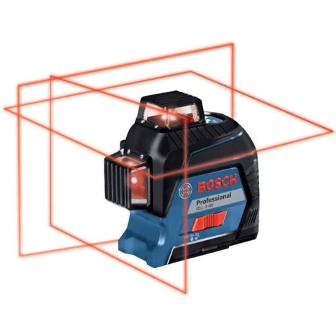 Bosch GLL 3-80 Kruislijnlaser In Koffer - 40m