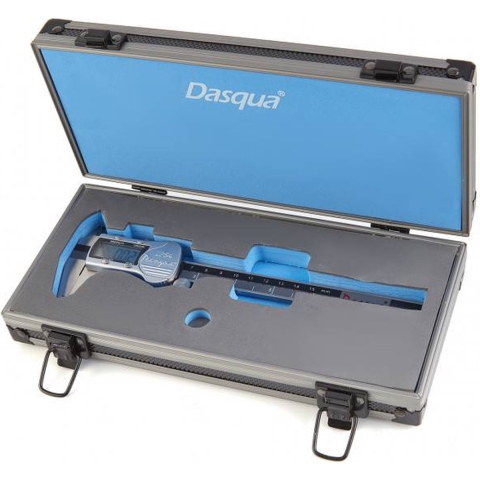 DASQUA IP 54 PROFI 150 mm digitale schuifmaat GROOT scherm (metalen behuizing)