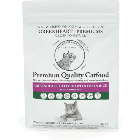 Greenheart kattenvoer Vis 10 kg