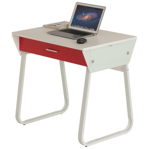 PIRANHA - Regal bureau wit/rood