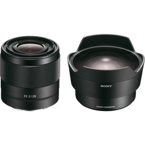 Sony SEL FE 28MM F2.0 + Fisheye Converter