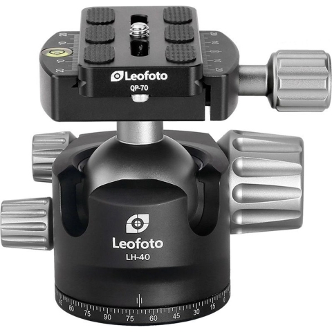 Leofoto Ballhead LH-40 + Release Plate QP-70