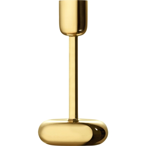 Iittala Nappula Kandelaar Hoog Messing
