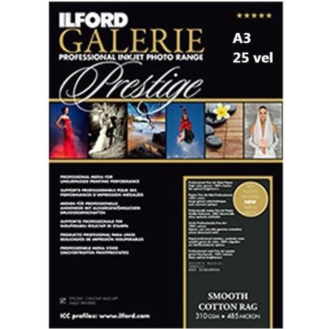 ILFORD Smooth Cotton Rag A3 25v 310g Galerie