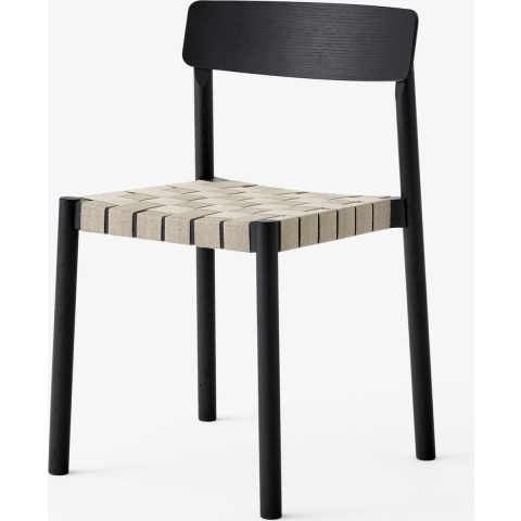 &tradition Betty TK1 Stoel Zwart/naturel