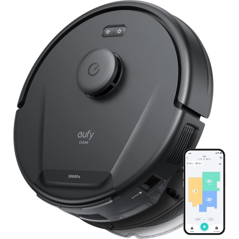 Eufy L60 Hybrid Robotstofzuiger Met Dweilfunctie Zwart