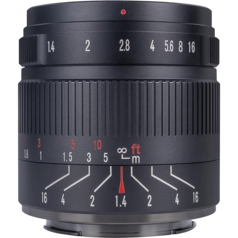 7Artisans 55mm F1.4 MKII Fuji (X Mount) Black