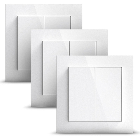 Senic Friends of Hue Slimme Lichtschakelaar 3-pack - Glanzend Wit