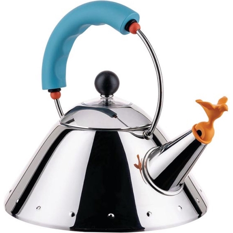 Alessi 9093/1 By Michael Graves Fluitketel Small Blauw