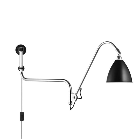 Gubi Bestlite BL10 Wandlamp Chroom/zwart