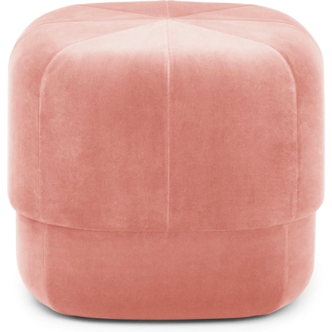 Normann Copenhagen Circus Velour Poef Small Blush