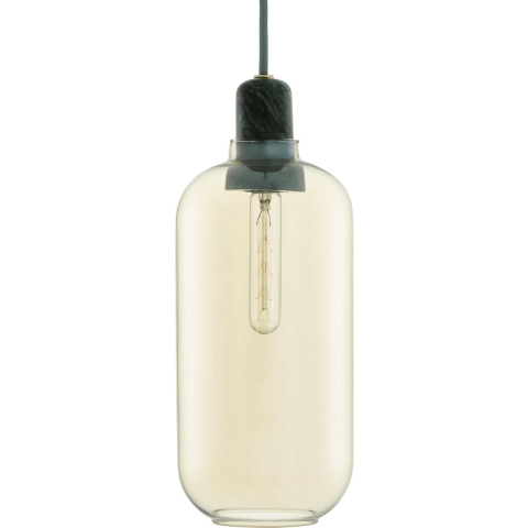 Normann Copenhagen Amp Lamp Hanglamp LargeØ11.2 Goud/groen