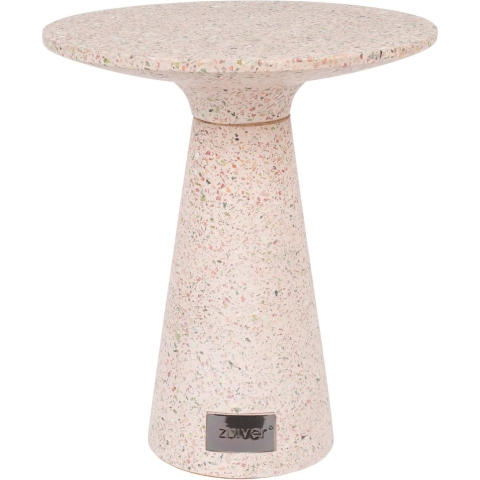 Zuiver Victoria Bijzettafel Terrazzo Roze