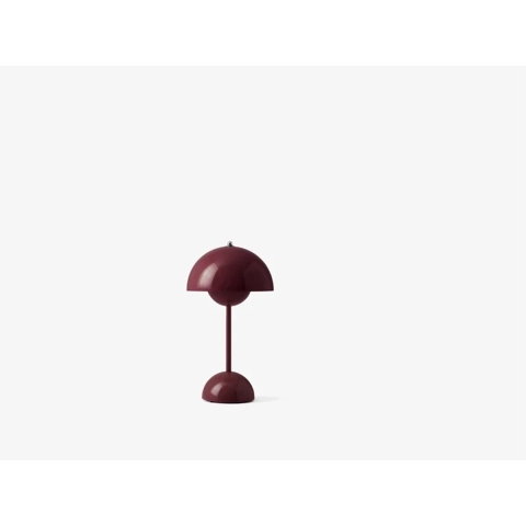 &tradition FlowerPot VP9 Tafellamp LED Oplaadbaar Dark Plum