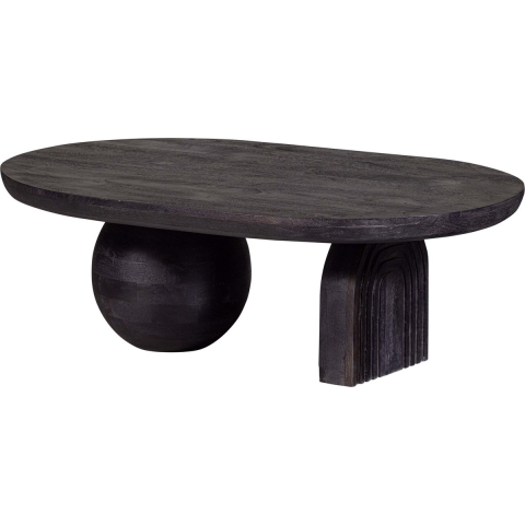 WOOOD Exclusive Steppe Salontafel Mangohout Zwart