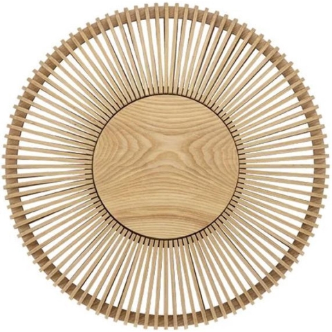 Umage Clava Up Wood Wandlamp LargeØ49 Naturel Eiken