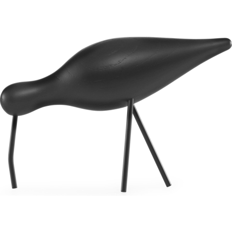 Normann Copenhagen Shorebird Vogel Decoratie Large Black/black