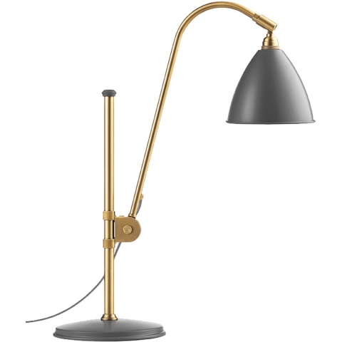 Gubi Bestlite BL1 Bureaulamp Messing/grijs