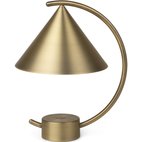 Ferm Living Meridian Tafellamp LED Oplaadbaar Messing