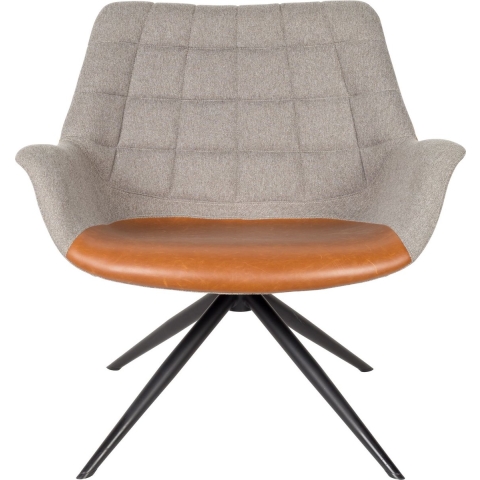 Zuiver Doulton Fauteuil Draaifauteuil Vintage Brown