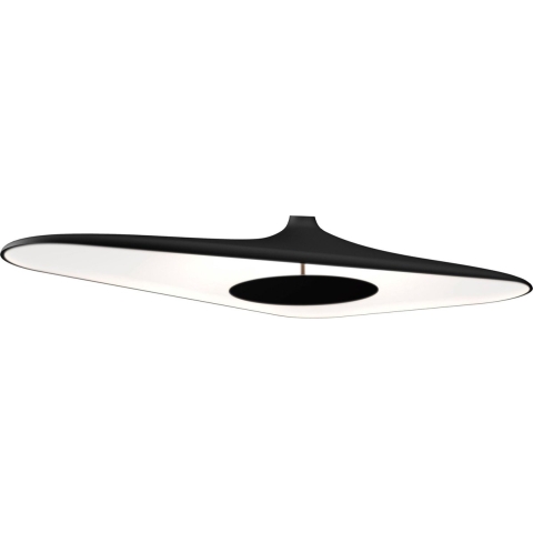 Luceplan Soleil Noir Plafondlamp LED Zwart/wit