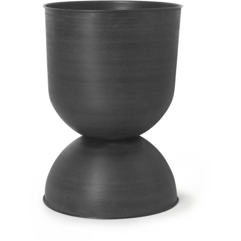 Ferm Living Hourglass Plantenbak Medium Black