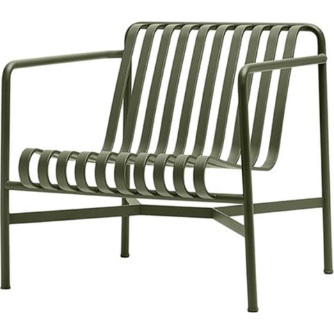 Hay Palissade Low Fauteuil Olijf