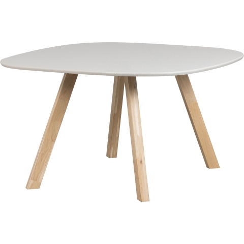 WOOOD Exclusive Organische Eettafel Eiken/essen WitØ130