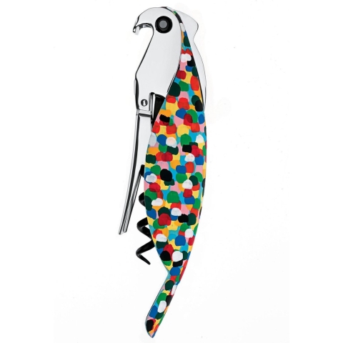 Alessi Parrot Kurkentrekker Gekleurd