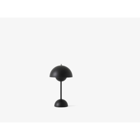 &tradition FlowerPot VP9 Tafellamp LED Oplaadbaar Mat Zwart