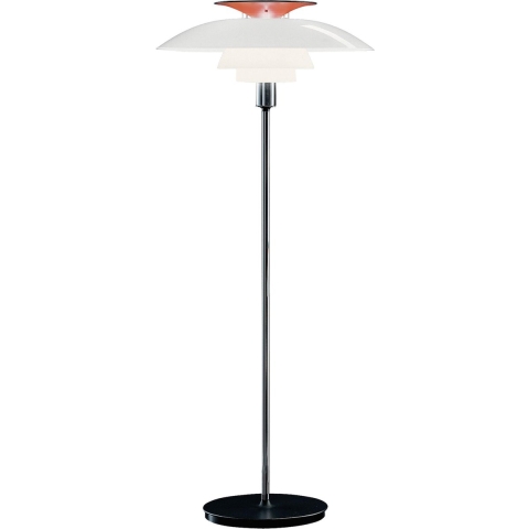 Louis Poulsen PH 80 Vloerlamp Hoogglans Verchroomd