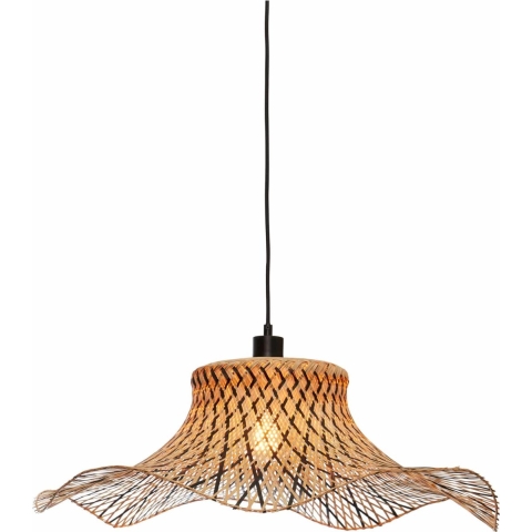 Good&Mojo Ibiza HanglampØ65 Large Zwart/naturel
