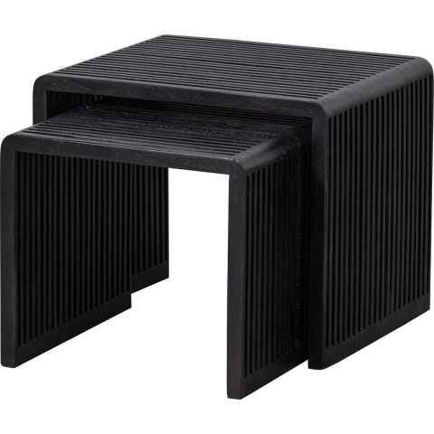 WOOOD Exclusive Willa Bijzettafel Set Van 2 Recycled Teak