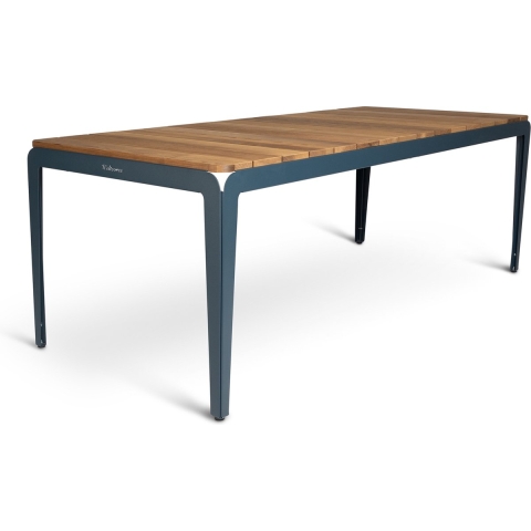 Weltevree Bended Tuintafel 220x90 Essenhout Grey Blue