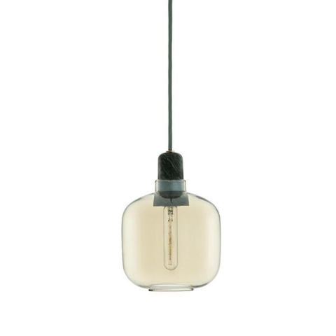 Normann Copenhagen Amp Lamp Hanglamp SmallØ14 Goud/groen